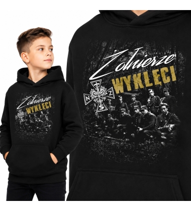 Bluza z kapturem dziecięca Patriotyczna ŻOŁNIERZE WYKLĘCI